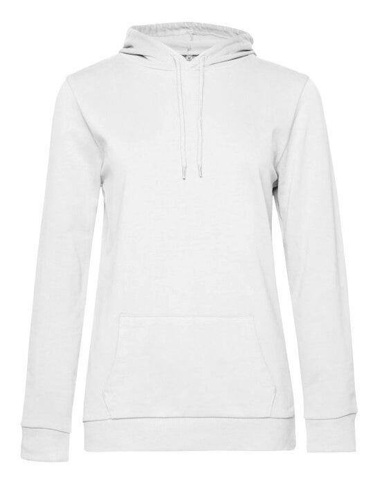 B&C Women's #Hooded Sweat - White