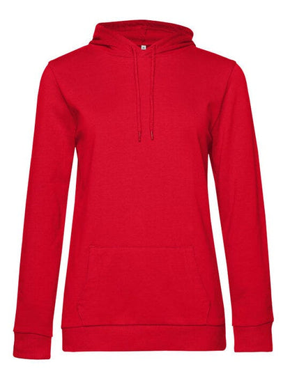 B&C Women's #Hooded Sweat - Red
