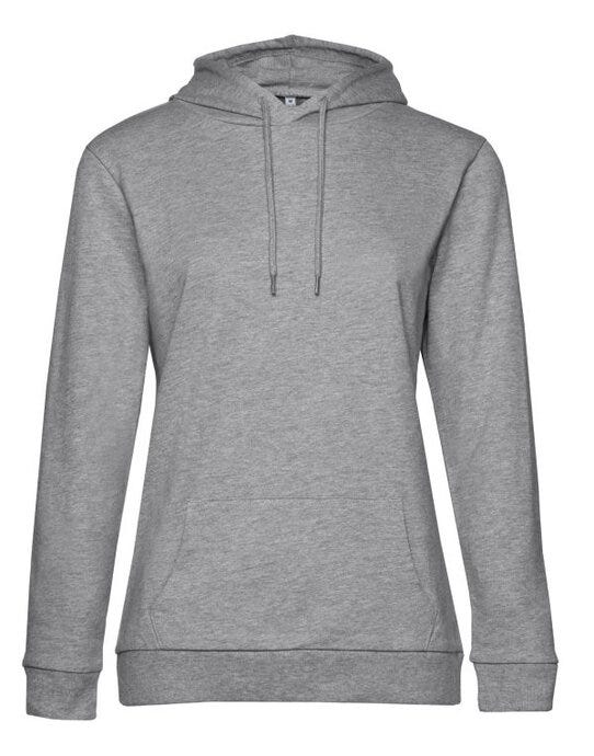B&C Women's #Hooded Sweat - Heather Grey