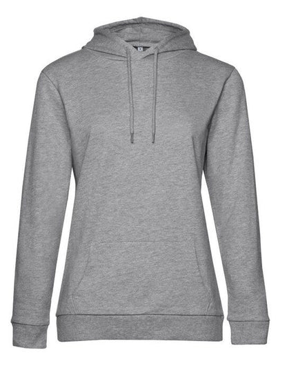 B&C Women's #Hooded Sweat - Heather Grey