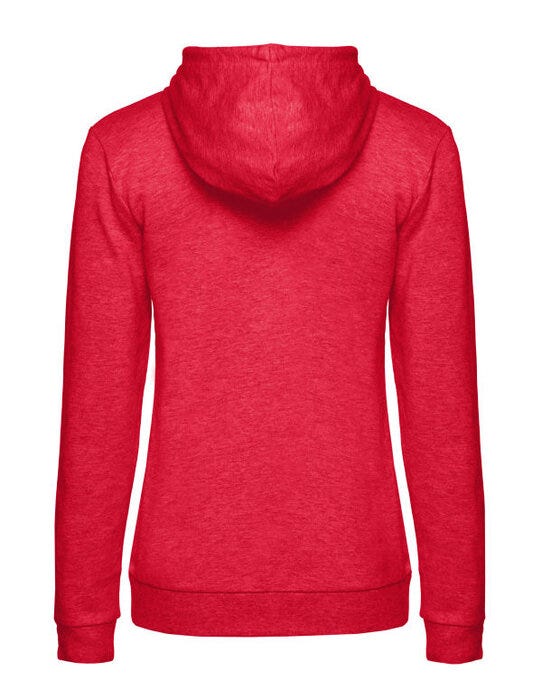B&C Women's #Hooded Sweat - Heather Red