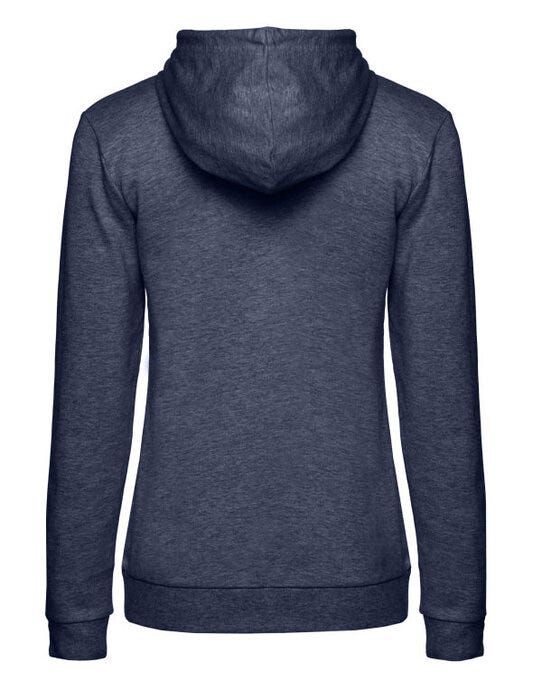 B&C Women's #Hooded Sweat - Heather Navy