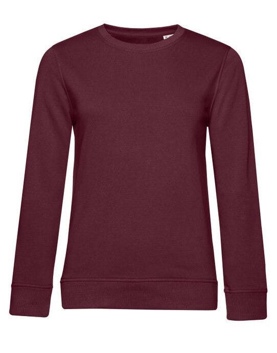 B&C Inspire Crew Neck/ Women_° - Burgundy