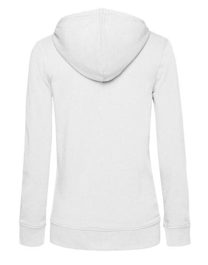 B&C Inspire Zipped Hood/ Women_° - White