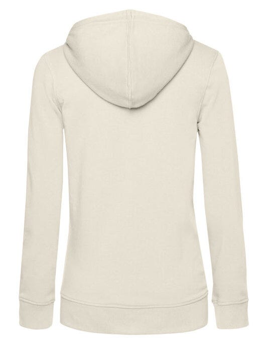 B&C Inspire Zipped Hood/ Women_° - Off White