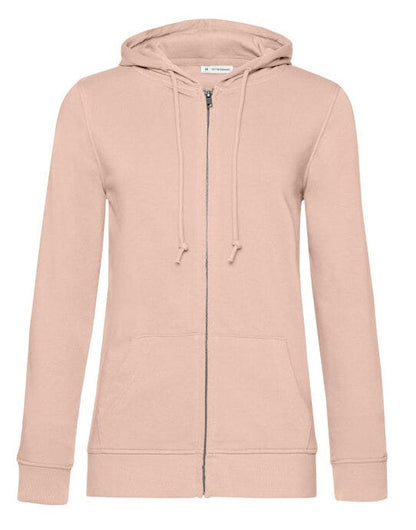 B&C Inspire Zipped Hood/ Women_° - Soft Rose