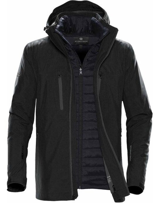 Stormtech Mens Matrix System Jacket - Black/Carbon