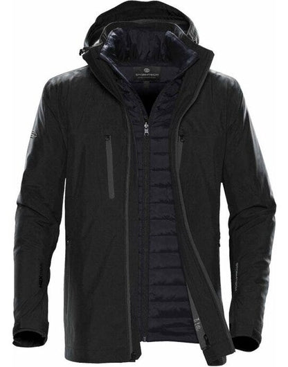 Stormtech Mens Matrix System Jacket - Black/Carbon