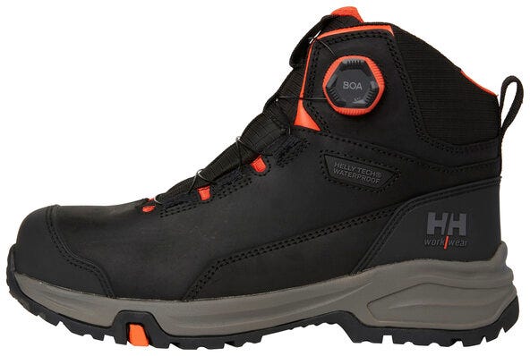 Helly Hansen Manchester Lts Mid Boa S7S - Black/ Grey