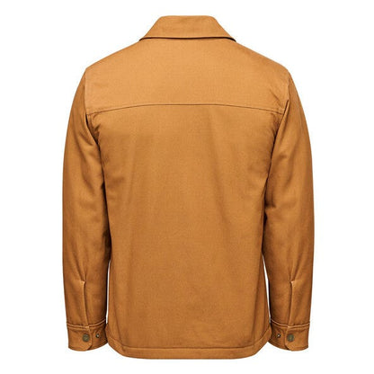 Stormtech Men's Oxide Sherpa Canvas Jkt - Camel