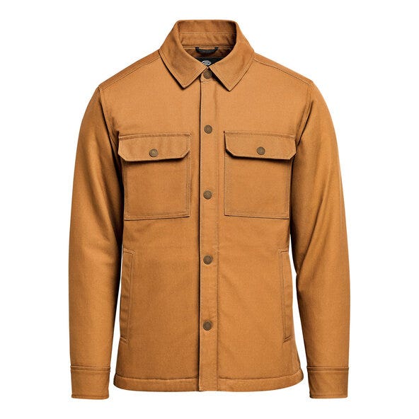 Stormtech Men's Oxide Sherpa Canvas Jkt - Camel