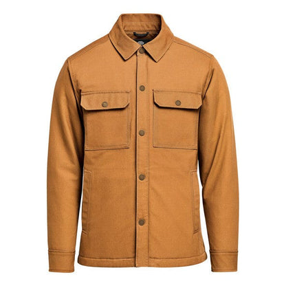 Stormtech Men's Oxide Sherpa Canvas Jkt - Camel