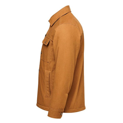 Stormtech Men's Oxide Sherpa Canvas Jkt - Camel