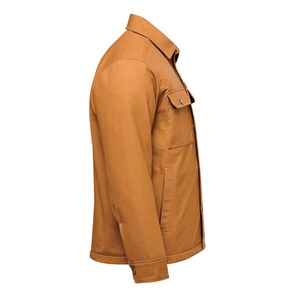 Stormtech Men's Oxide Sherpa Canvas Jkt - Camel