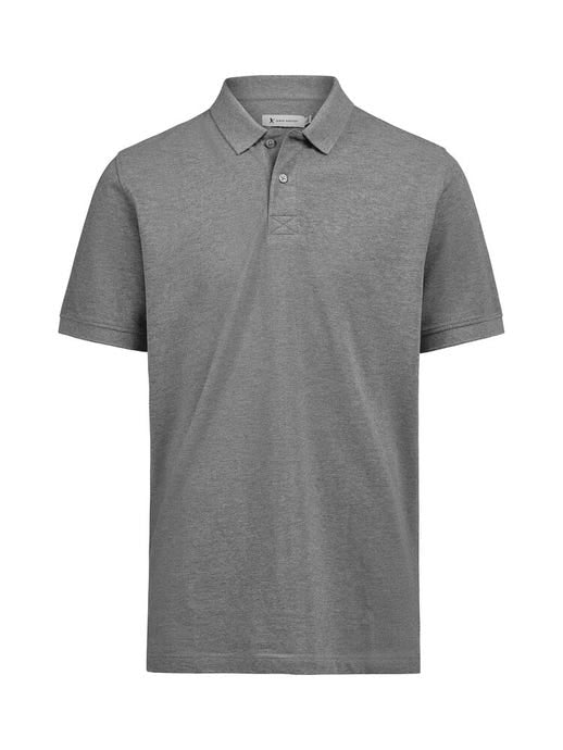 James Harvest Supreme Classic Polo - Grey Melange