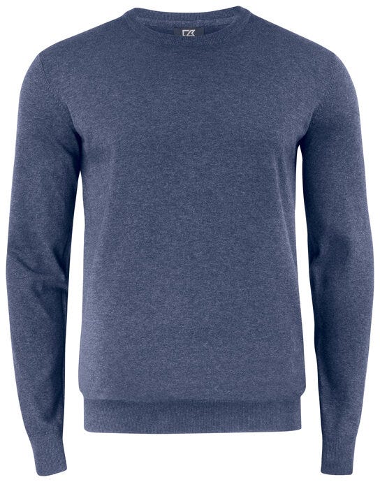 Cutter & Buck C&B Oakville Crewneck Sweater - Navy Melange