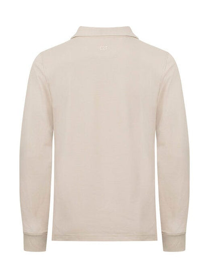 Cutter & Buck C&B Advantage Long Sleeve Polo - Beige