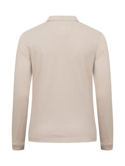 Cutter & Buck C&B Ladies Advantage Long Sleeve Polo - Beige