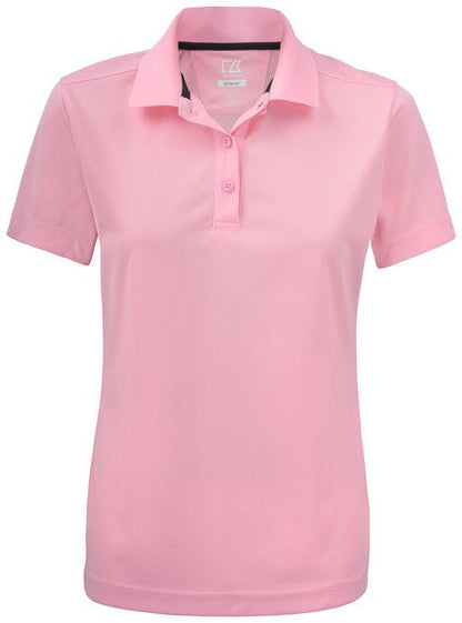 Cutter & Buck C&B Ladies Kelowna Polo - Pink Mist