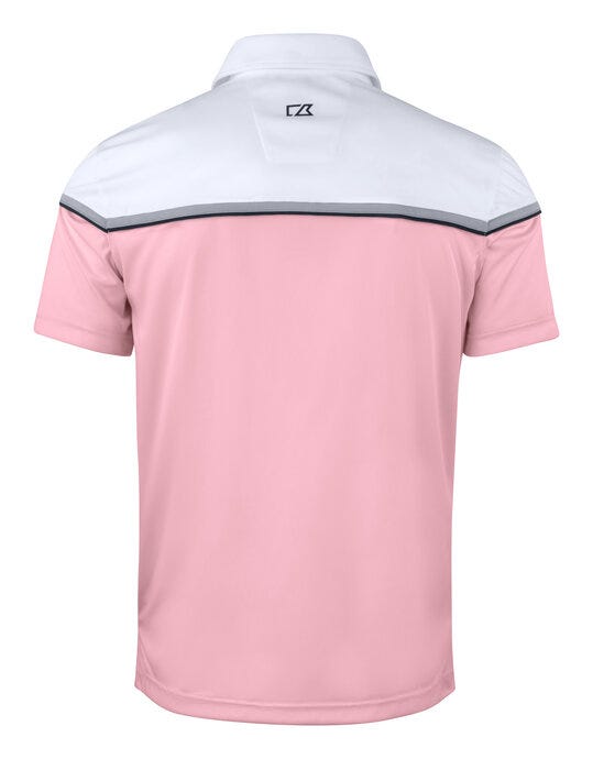 Cutter & Buck C&B Seabeck Polo - Pink/White