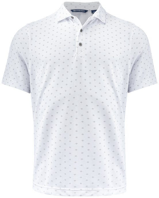 Cutter & Buck C&B Virtue Polo Printed - White
