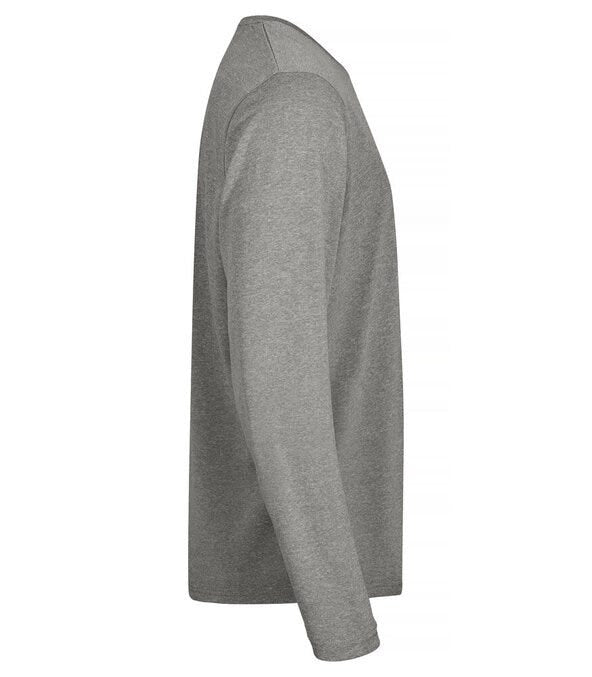 Clique Basic Active-T L/S - Grey Melange