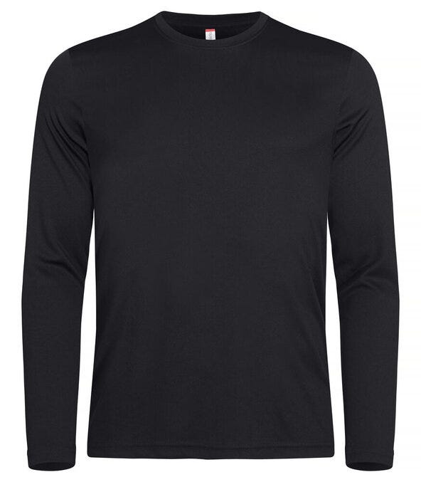 Clique Basic Active-T L/S - Black