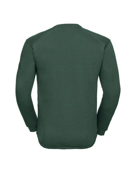 Russell Athletic Russell Heavy Duty Workwear Sweatshirt - Bottle Green