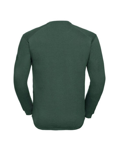 Russell Athletic Russell Heavy Duty Workwear Sweatshirt - Bottle Green
