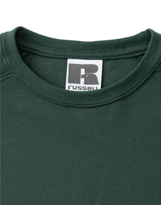 Russell Athletic Russell Heavy Duty Workwear Sweatshirt - Bottle Green