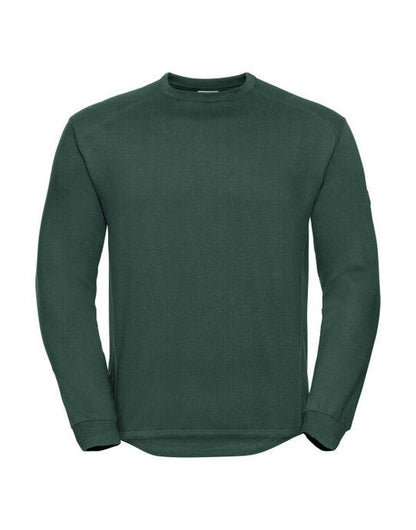 Russell Athletic Russell Heavy Duty Workwear Sweatshirt - Bottle Green