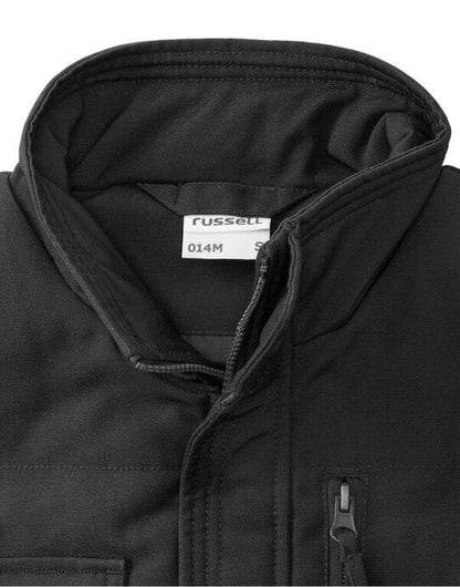 Russell Athletic Russell Heavy Duty Workwear Gilet - Black