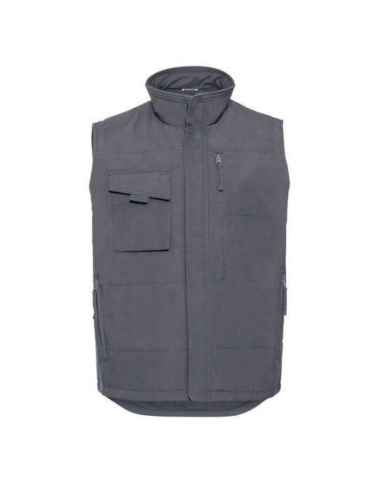 Russell Athletic Russell Heavy Duty Workwear Gilet - Convoy Grey
