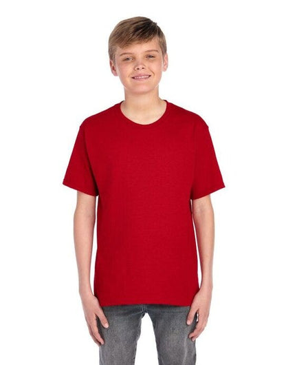 Jerzees Eco Youth Premium Organic T - True Red