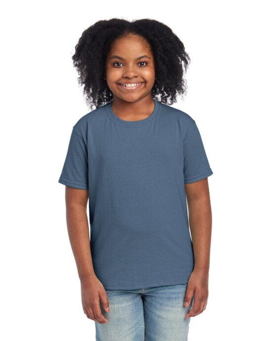 Jerzees Eco Youth Premium Organic T - Denim