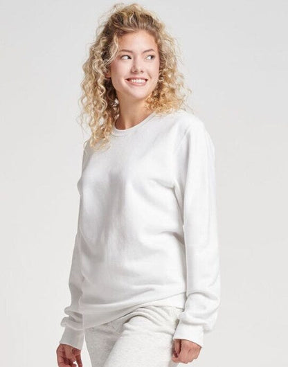 Jerzees Eco Premium Sweatshirt - White
