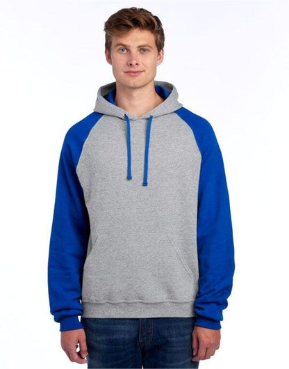 Jerzees NuBlend® Colour-Block Hood - Oxford/ Royal