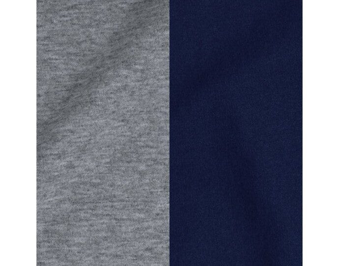 Jerzees NuBlend® Colour-Block Hood - Oxford/Navy