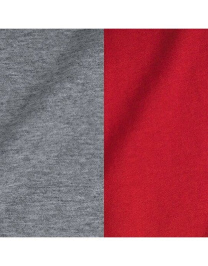 Jerzees NuBlend® Colour-Block Hood - Oxford/ True Red