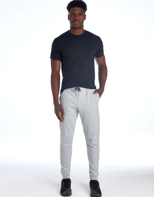 Jerzees NuBlend® Pocketed Jog Sweatpants - Athletic Heather