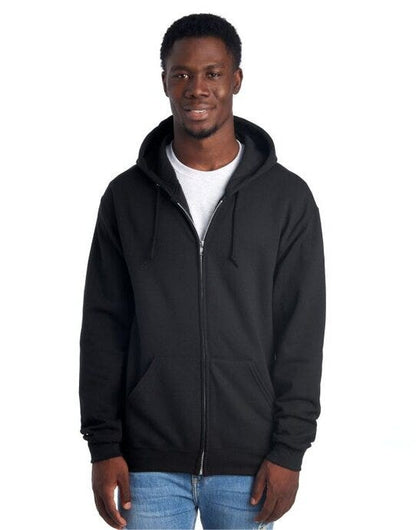 Jerzees NuBlend® Full-Zip Hooded Sweat - Black