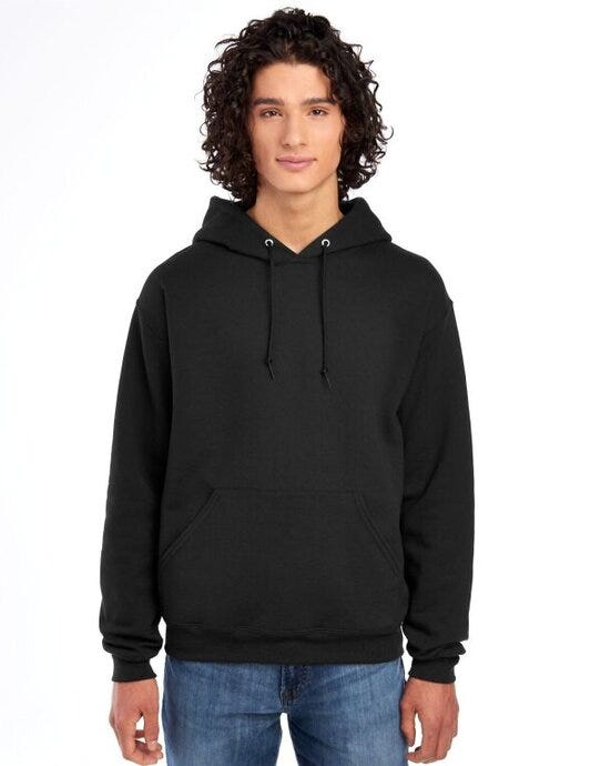 Jerzees NuBlend® Hooded Sweatshirt - Black