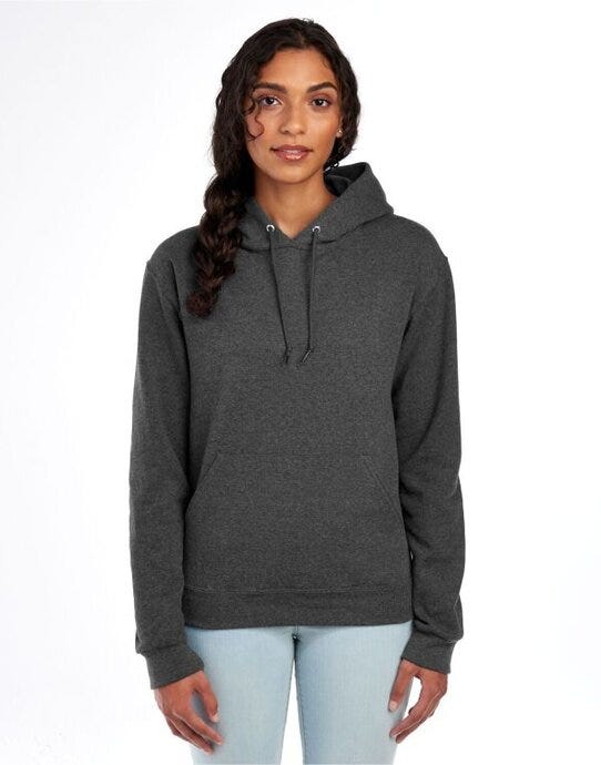 Jerzees NuBlend® Hooded Sweatshirt - Black Heather