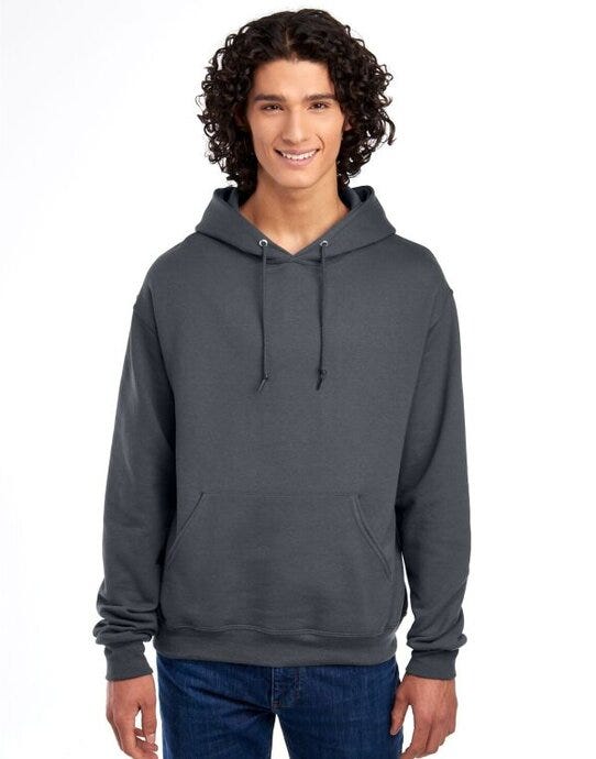 Jerzees NuBlend® Hooded Sweatshirt - Charcoal Grey