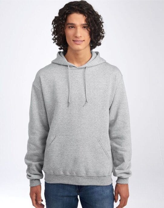 Jerzees NuBlend® Hooded Sweatshirt - Athletic Heather