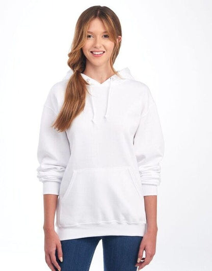 Jerzees NuBlend® Hooded Sweatshirt - White
