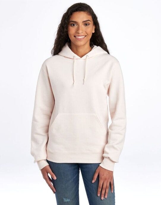 Jerzees NuBlend® Hooded Sweatshirt - Sweet Cream Heather
