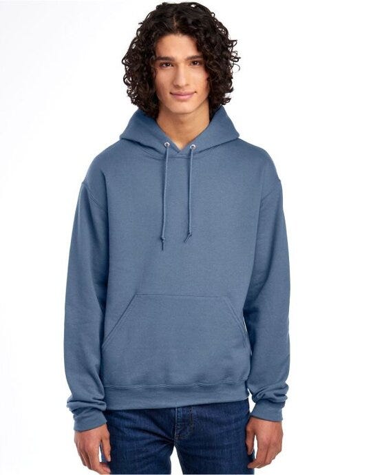 Jerzees NuBlend® Hooded Sweatshirt - Denim