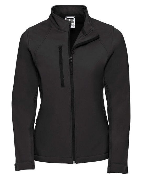 Russell Athletic Russell Ladies Softshell Jacket - Black