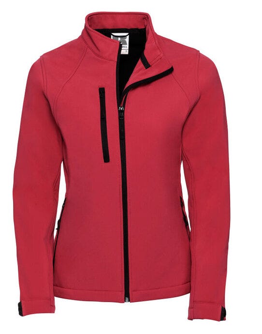 Russell Athletic Russell Ladies Softshell Jacket - Classic Red